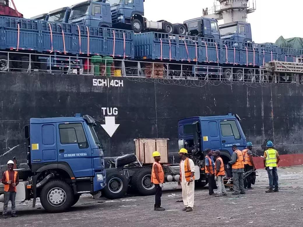 Semi trailer shipping loading photos